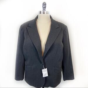 Spiegal NWOT Grey Stretch Career Blazer Size 20W